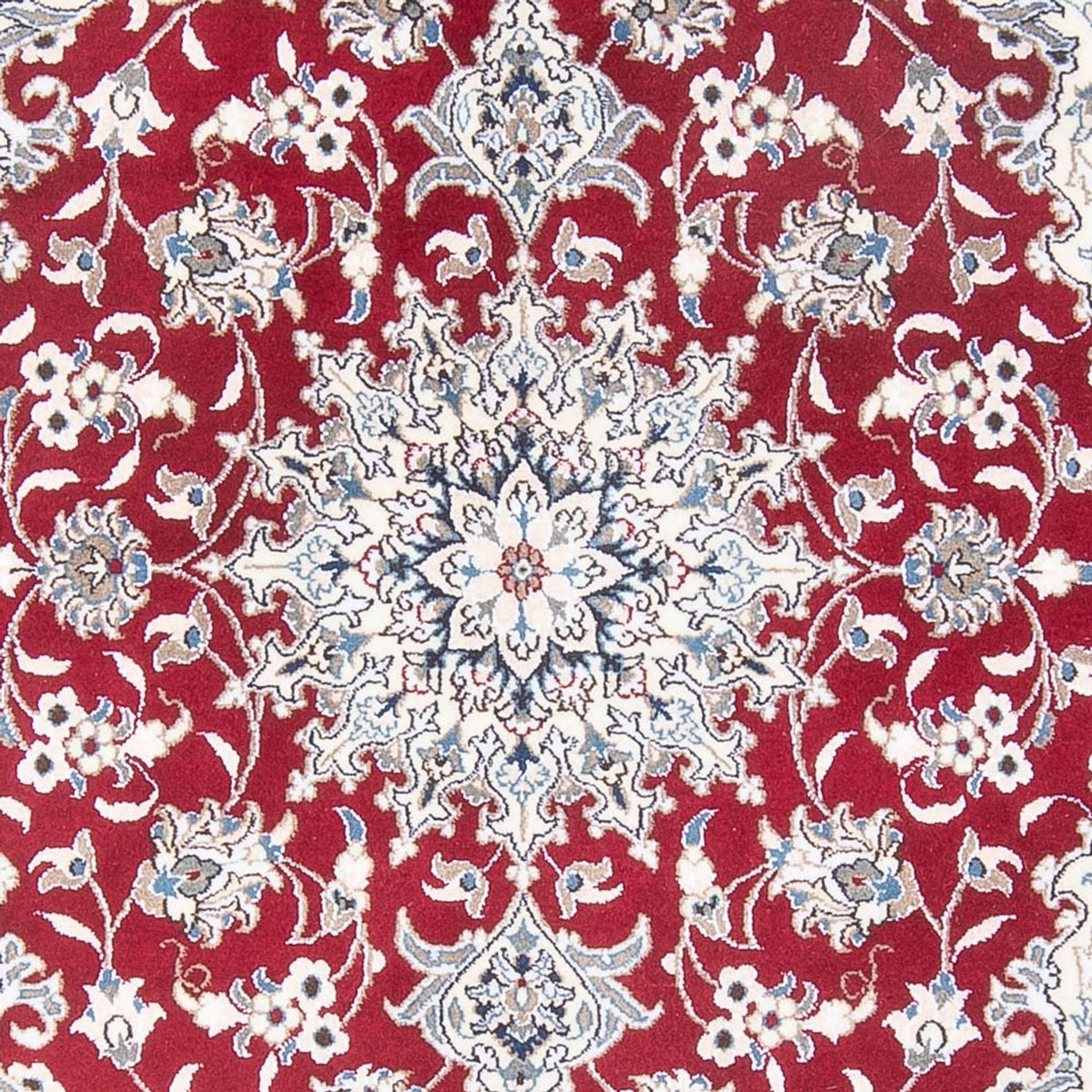 Perserteppich - Nain - Royal - 197 x 142 cm - rot