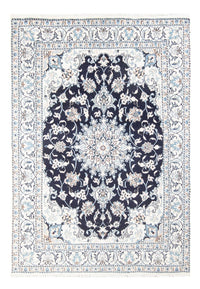 Tapis persan - Nain - Royal - 209 x 149 cm - bleu foncé