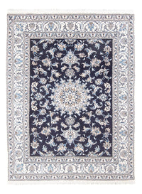 Tapis persan - Nain - Royal - 196 x 145 cm - bleu foncé
