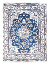 Tapis persan - Nain - Royal - 205 x 149 cm - bleu foncé
