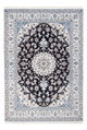 Perserteppich - Nain - 234 x 166 cm - dunkelblau