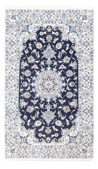 Tappeto Persero - Nain - 200 x 120 cm - blu scuro