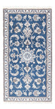 Perserteppich - Nain - 140 x 70 cm - blau