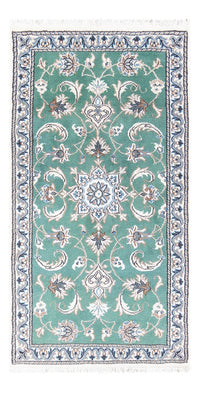 Tapis persan - Nain - 140 x 70 cm - vert