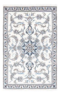 Tapis persan - Nain - 141 x 88 cm - crème