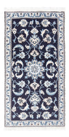 Nain Tapis 69x137cm - Tapis persan - bleu foncé - Rectangle / Bleu foncé / 69 x 137 cm Rectangle