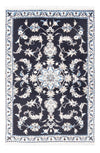 Nain Tappeto 89x137cm - Tappeto persiano - blu scuro - Rettangolo / Blu scuro / 89 x 137 cm Rettangolo