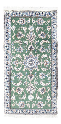 Tapis persan - Nain - 138 x 70 cm - vert