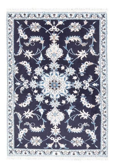 Nain Teppich 92x135cm - Perserteppich - dunkelblau