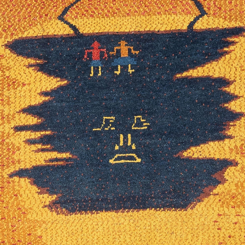 Läufer Gabbeh - Perser - 293 x 87 cm - mehrfarbig