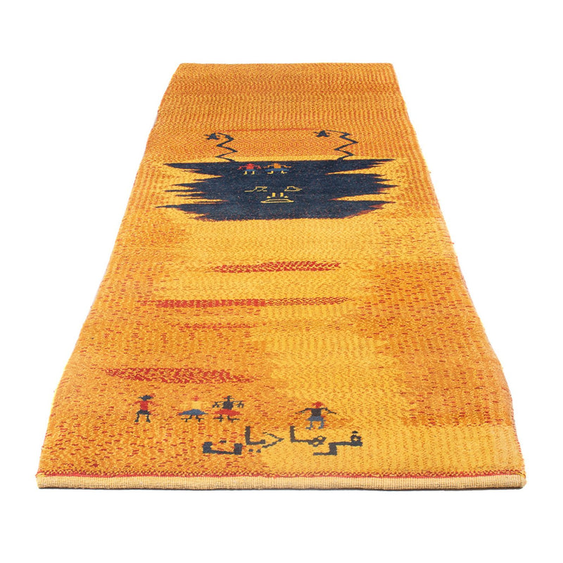 Läufer Gabbeh - Perser - 293 x 87 cm - mehrfarbig