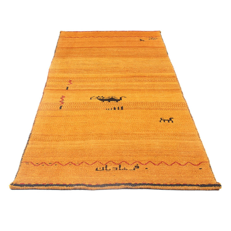 Läufer Gabbeh - Perser - 236 x 85 cm - orange