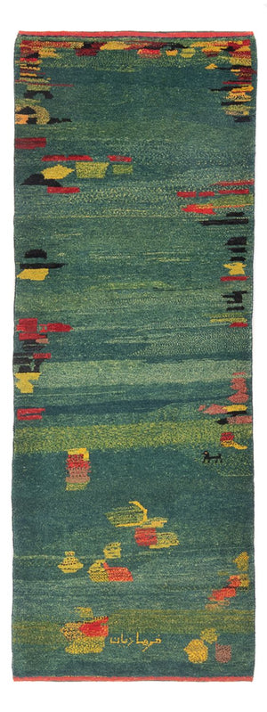 Läufer Gabbeh - Perser - 218 x 87 cm - mehrfarbig