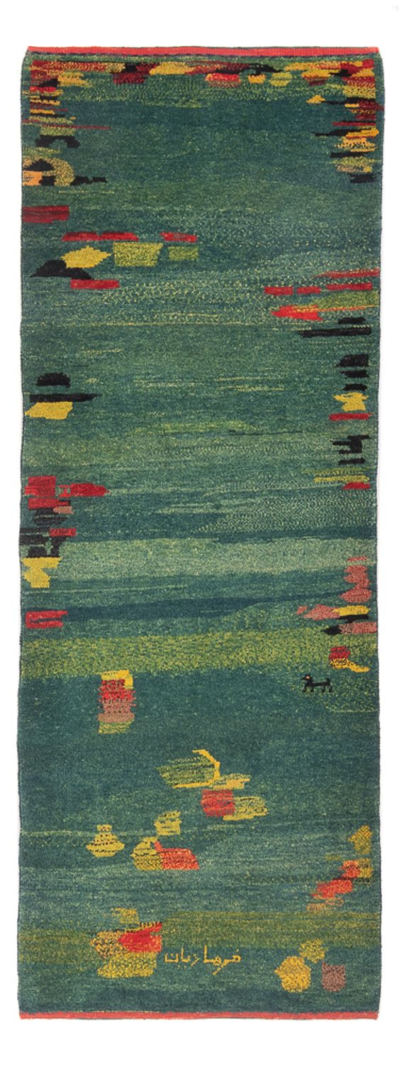 Läufer Gabbeh - Perser - 218 x 87 cm - mehrfarbig