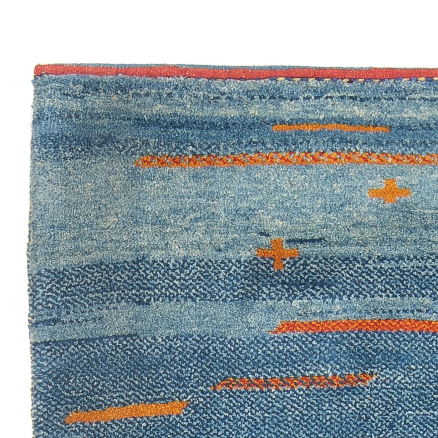 Gabbeh Persisch Teppich 193x90cm - Perserteppich Wollteppich