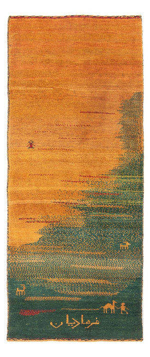 Läufer Gabbeh - Perser - 186 x 71 cm - mehrfarbig
