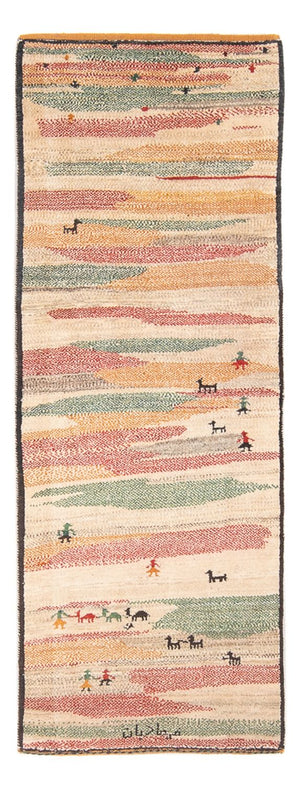 Läufer Gabbeh - Perser - 205 x 78 cm - mehrfarbig