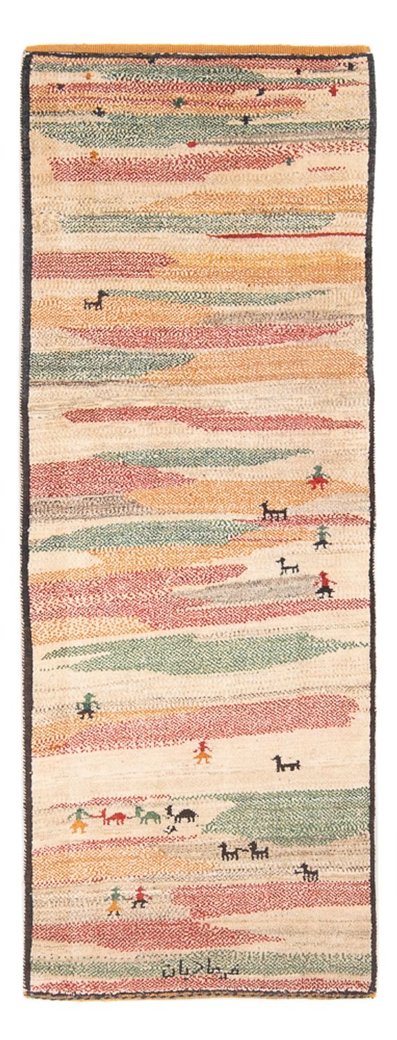 Läufer Gabbeh - Perser - 205 x 78 cm - mehrfarbig