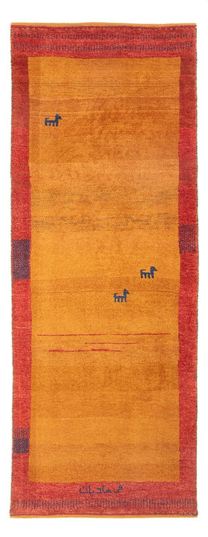 Läufer Gabbeh - Perser - 225 x 80 cm - mehrfarbig