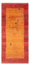 Tapis Gabbeh persan Tapis 72x177cm - Perserteppich Wollteppich - Tapis de couloir / Multicolore / 72 x 177 cm Tapis de couloir