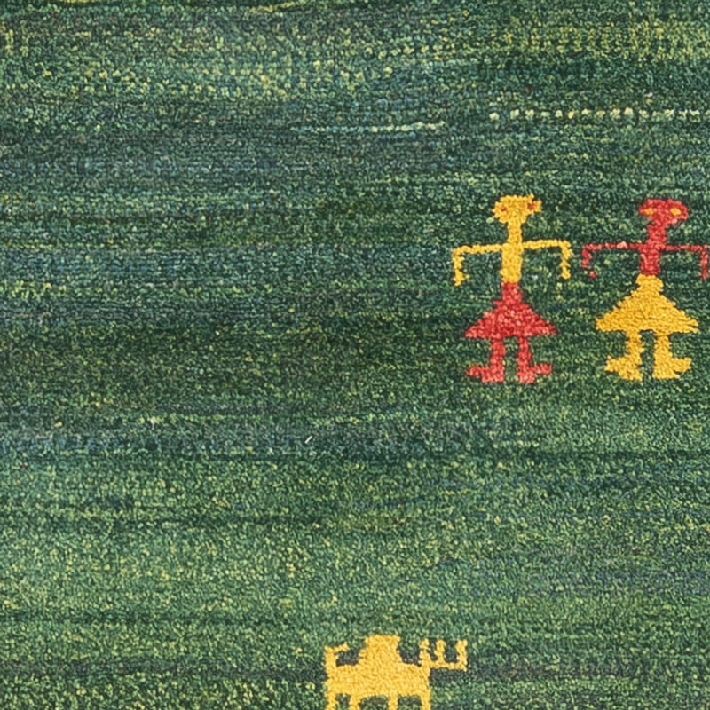 Läufer Gabbeh - Perser - 202 x 78 cm - grün