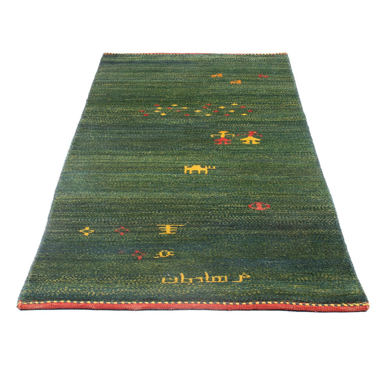 Läufer Gabbeh - Perser - 202 x 78 cm - grün