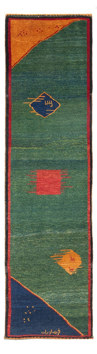 Tapis de couloir Tapis Gabbeh - Persan - 265 x 72 cm - multicolore
