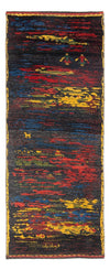 Tapis Gabbeh persan Tapis 68x185cm - Perserteppich Wollteppich - Tapis de couloir / Multicolore / 68 x 185 cm Tapis de couloir