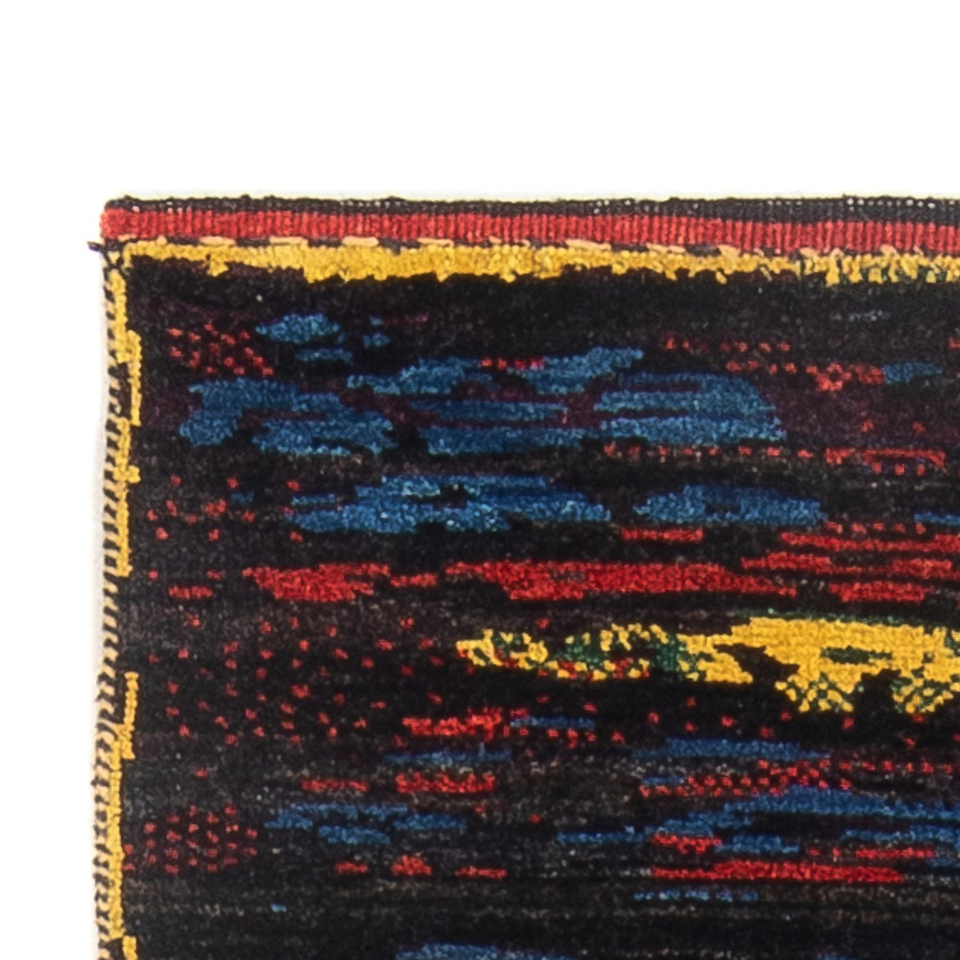 Gabbeh Persisch Teppich 185x68cm - Perserteppich Wollteppich