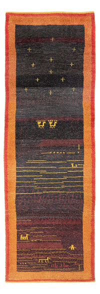 Tapis de couloir Tapis Gabbeh - Persan - 260 x 86 cm - multicolore