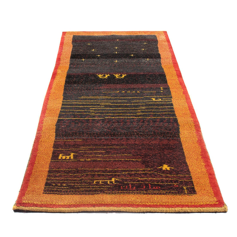 Läufer Gabbeh - Perser - 260 x 86 cm - mehrfarbig