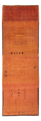 Tapis de couloir Tapis Gabbeh - Persan - 247 x 87 cm - terracotta
