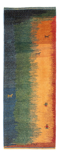Tapis de couloir Tapis Gabbeh - Persan - 202 x 68 cm - multicolore