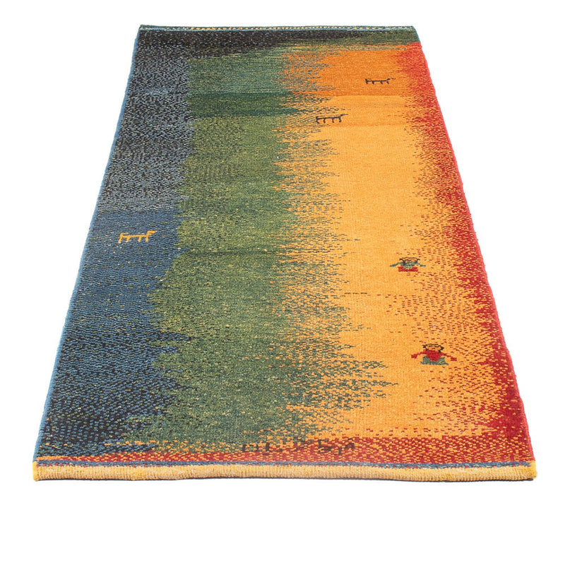 Läufer Gabbeh - Perser - 202 x 68 cm - mehrfarbig