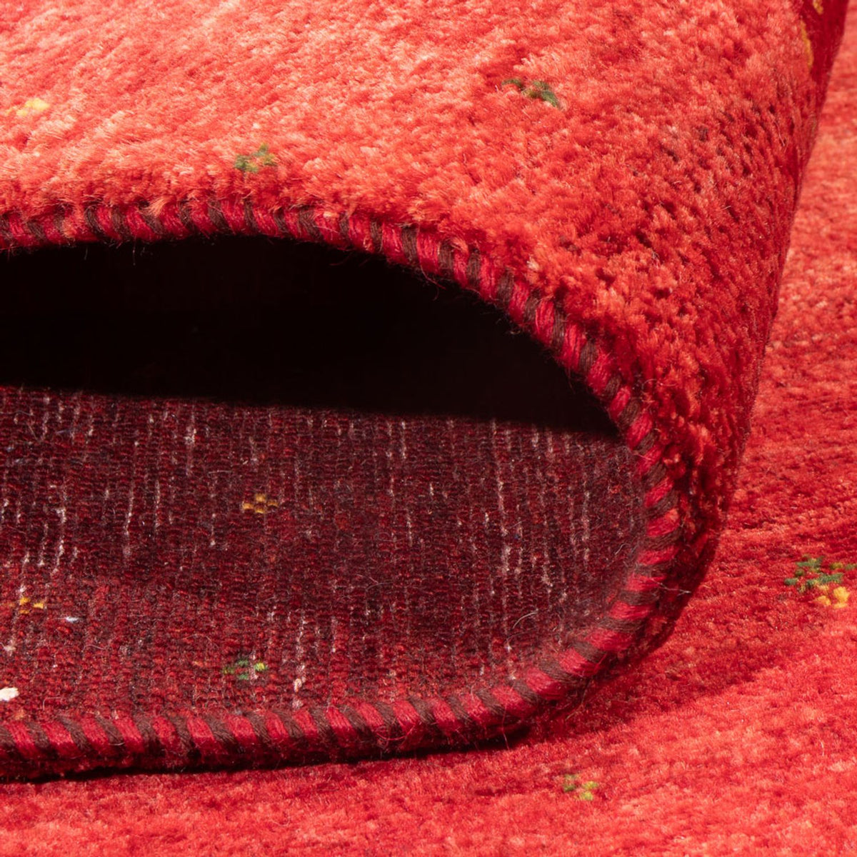 Gabbeh Teppich - Loribaft Perser - 222 x 150 cm - rot