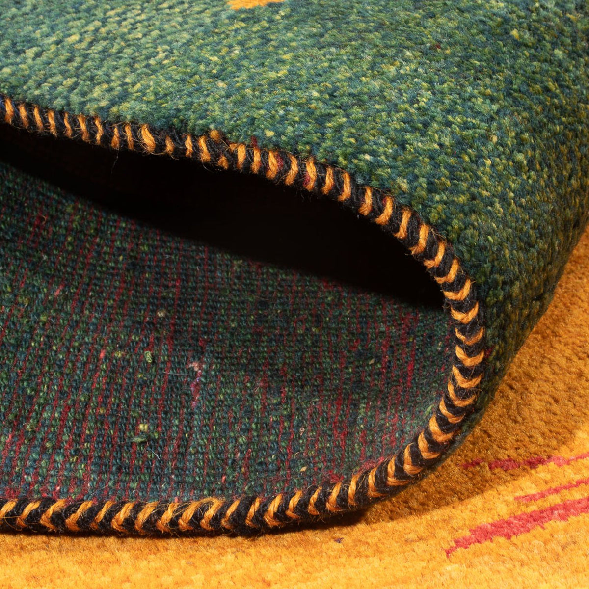 Gabbeh Teppich - Perser - 207 x 163 cm - mehrfarbig