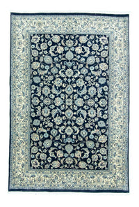 Tapis persan - Keshan - 292 x 198 cm - bleu