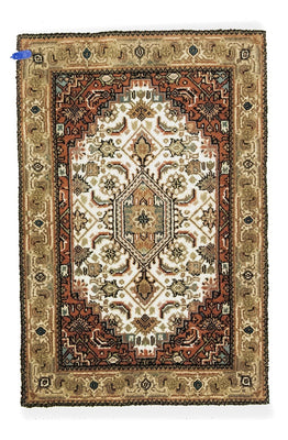 Orientteppich - Bidjar - Indus 90 x 60 cm - beige
