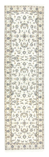Tapis de Nain - 9La Tapis 81x295cm - Tapis persan - blanc naturel - Tapis de couloir / Blanc naturel / 81 x 295 cm Tapis de couloir