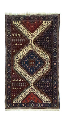 Perserteppich - Nomadic 190 x 100 cm - blau