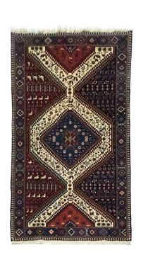 Tappeto corsia Tappeto Persero - Nomade - 190 x 100 cm - blu