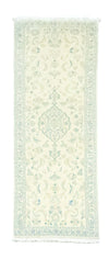 Nain Tapis 72x250cm - Tapis persan - blanc naturel - Tapis de couloir / Blanc naturel / 72 x 250 cm Tapis de couloir