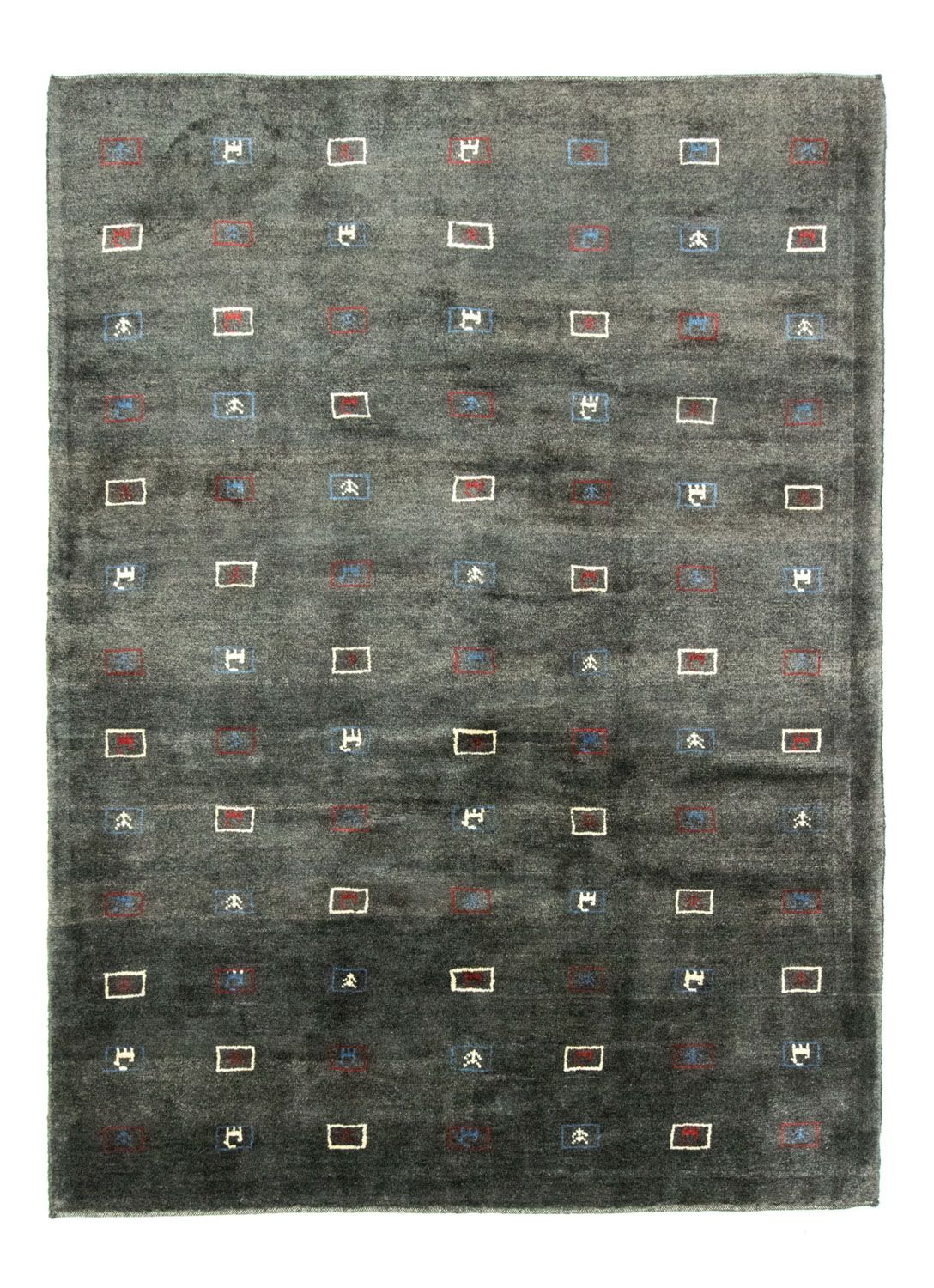 Gabbeh Teppich - Perser 235 x 174 cm - grau