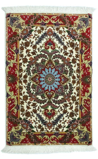 Tapis persan - Tabriz - 97 x 63 cm - beige