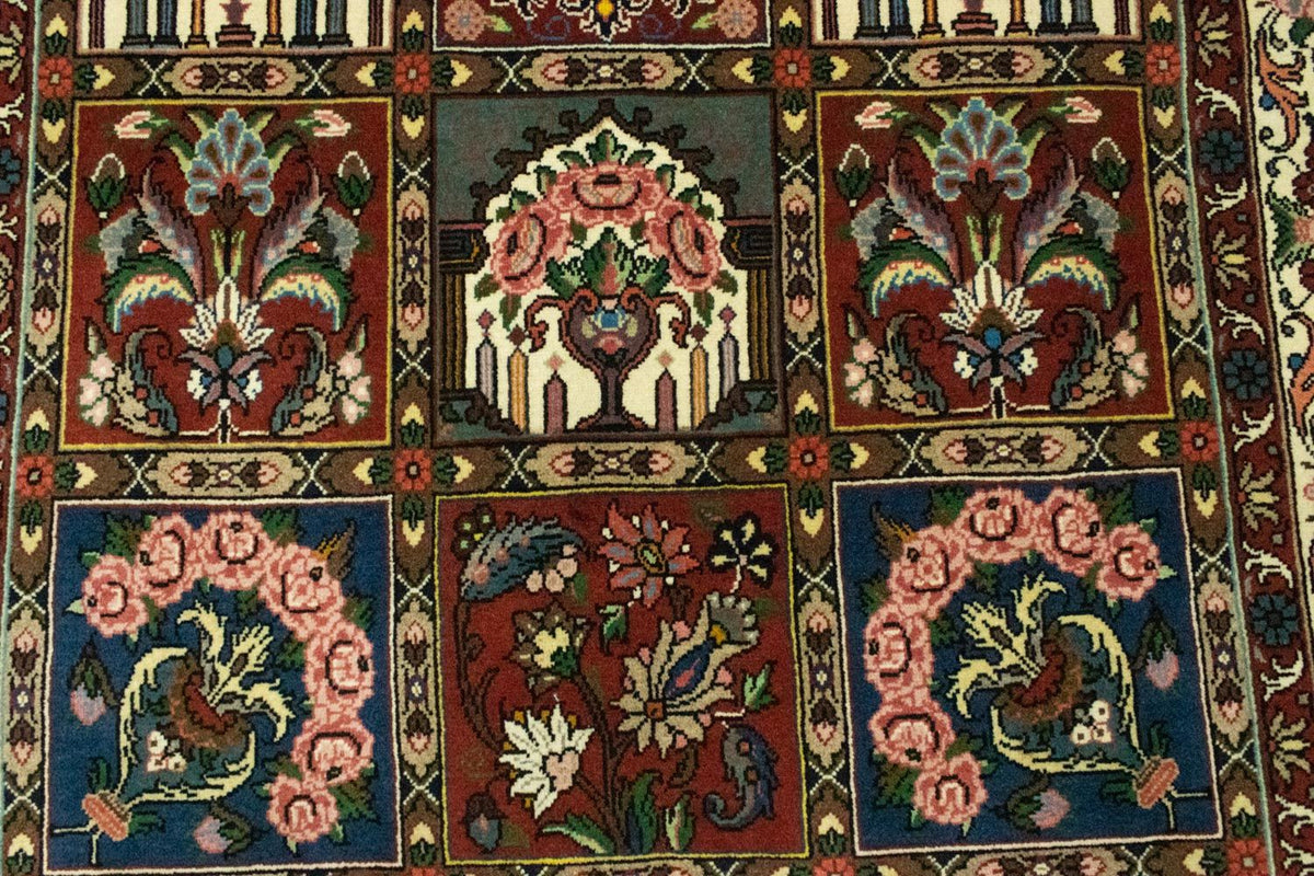 Perserteppich - Bidjar 205 x 139 cm - rot