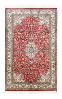 Tapis en soie - Soie du Cachemire - 159 x 100 cm - rouge