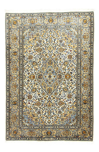 Tapis persan - Keshan - 210 x 143 cm - beige