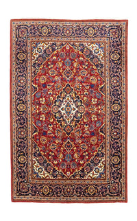 Tapis persan - Keshan - 210 x 135 cm - rouge