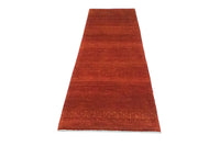 Tappeto corsia Tappeto Gabbeh - Loribaft Persero - 266 x 70 cm - rosso