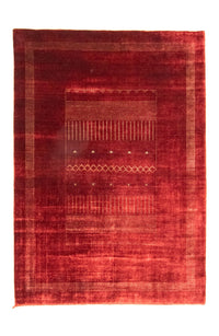 Tapis Gabbeh - Indus - 291 x 204 cm - rouge